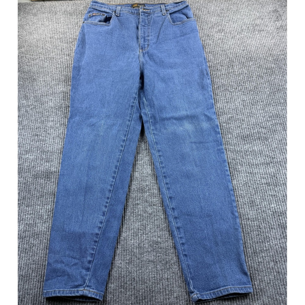 Route 66 Tapered Jeans Juniors 17/18 Blue Med Wash High Rise Stretch 30x29 VTG